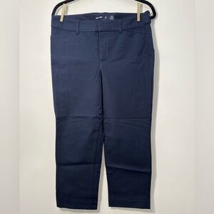 NWOT Old Navy High-Waisted Pixie Straight Pants Size 12P in Navy